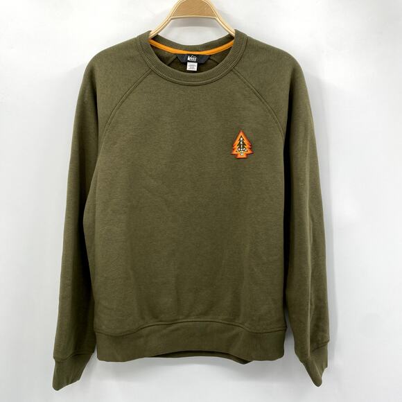 REI green Casual Crewneck Sweatshirt - Picture 2 of 4